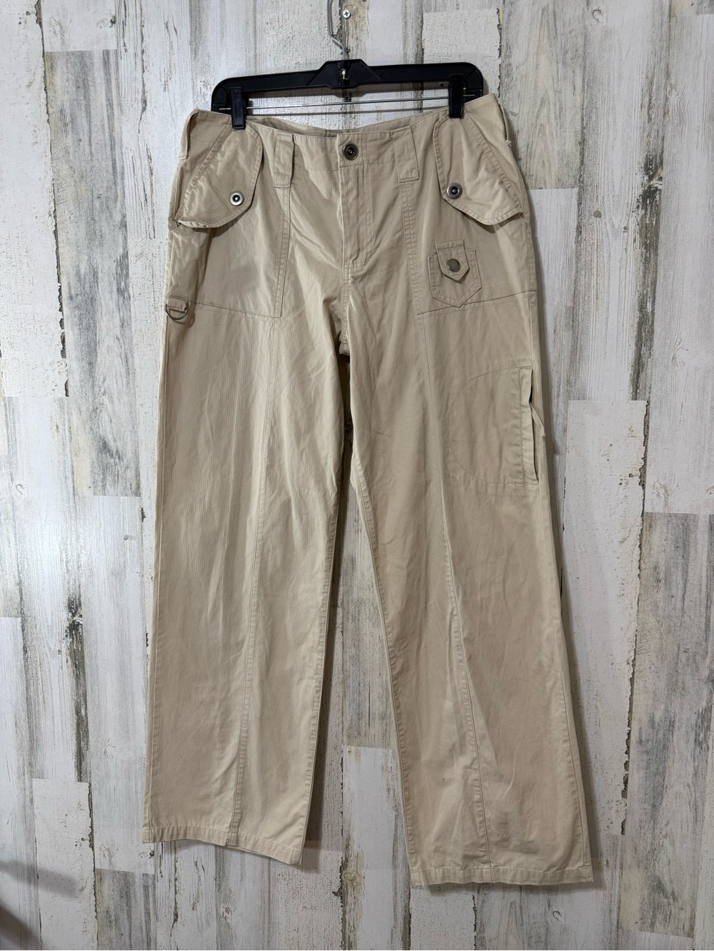 Cato Khaki Utility Cargo Pants with Flap Pockets - Picture 3 of 13